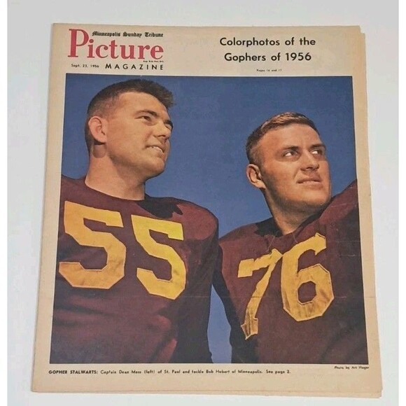 Other - Picture Magazine Minneapolis Sunday Tribune 9/23/1956 Minnesota Gophers Welk